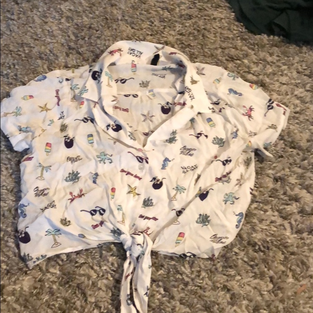 Tie up tee